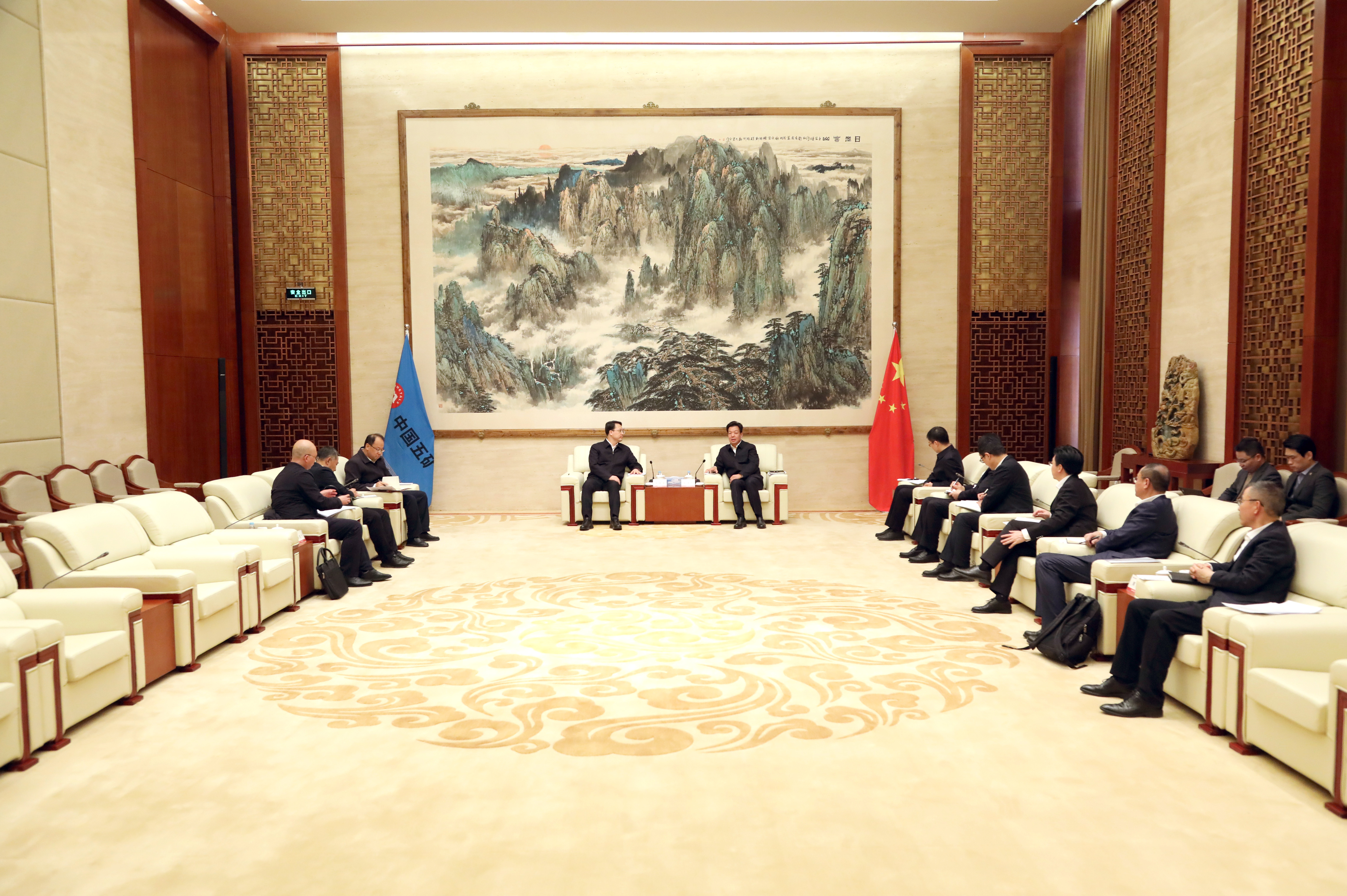 會(huì)見(jiàn)現(xiàn)場(chǎng)